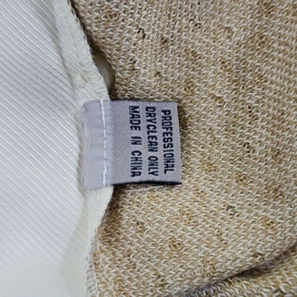 Michael Irvin 88 Casual Shirt Men's 2XL White Brown Textured Button Up Retro VTG - Picture 15 of 15